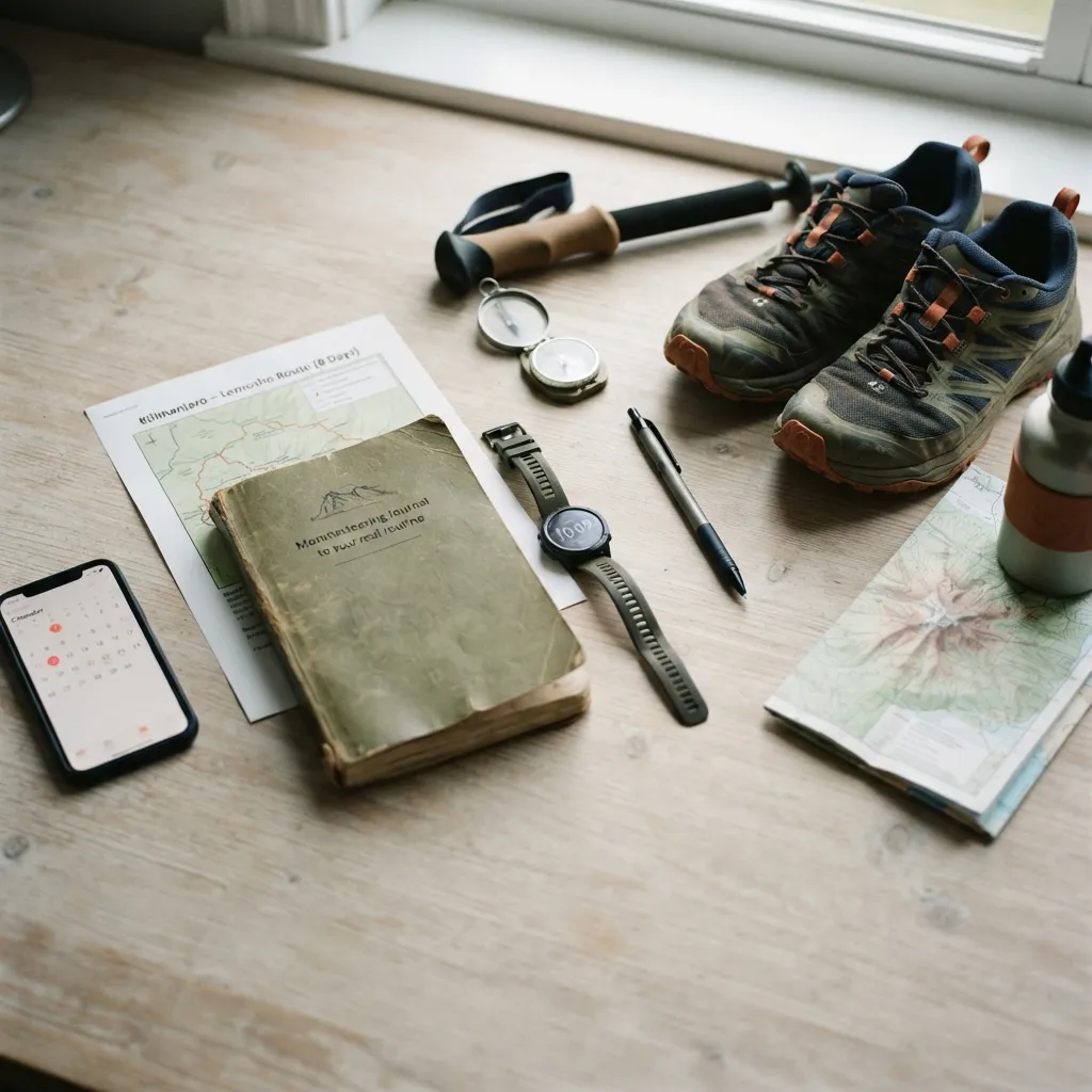 Match the choice to your real routine for how long would it take to climb kilimanjaro