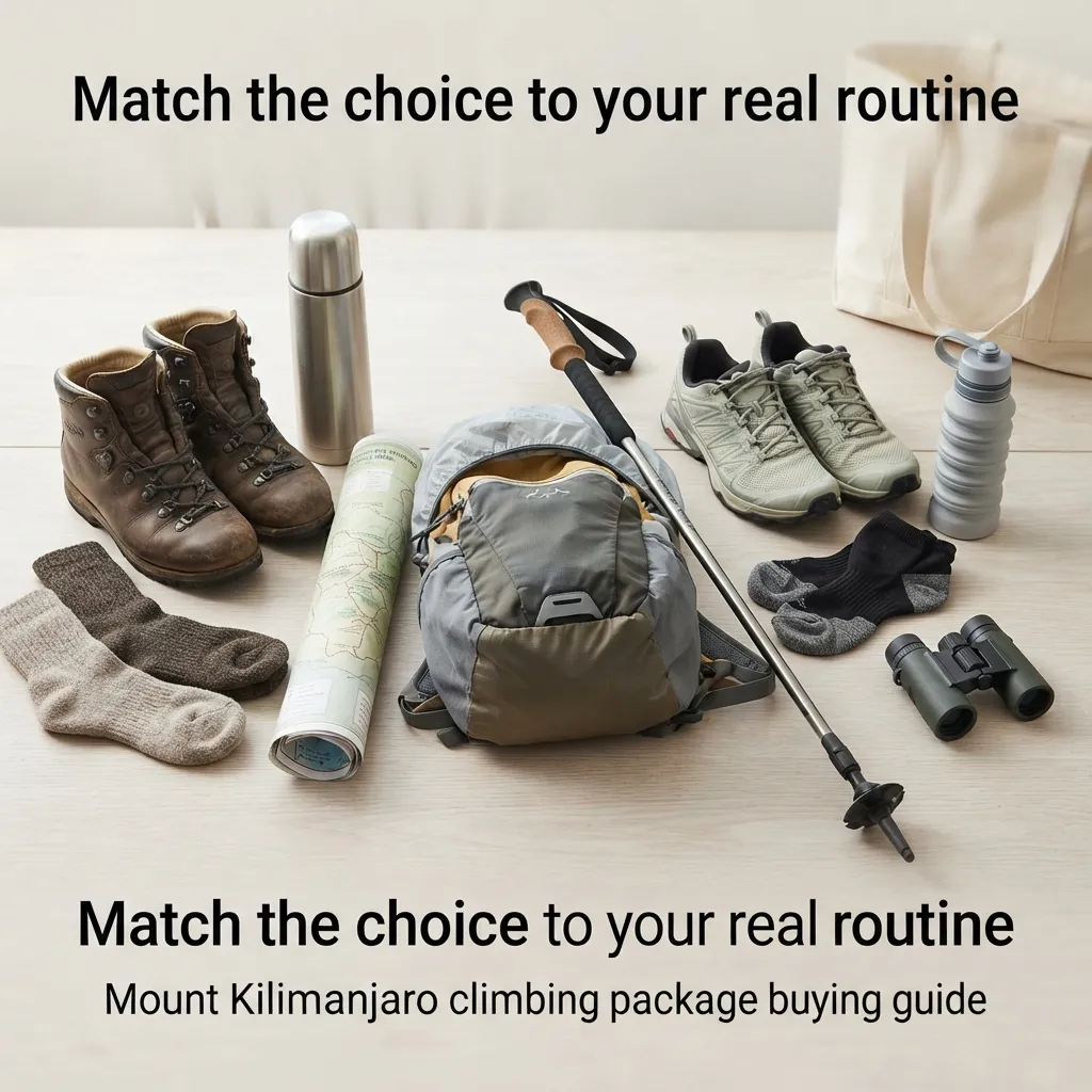 Match the choice to your real routine for adventure travel packages
