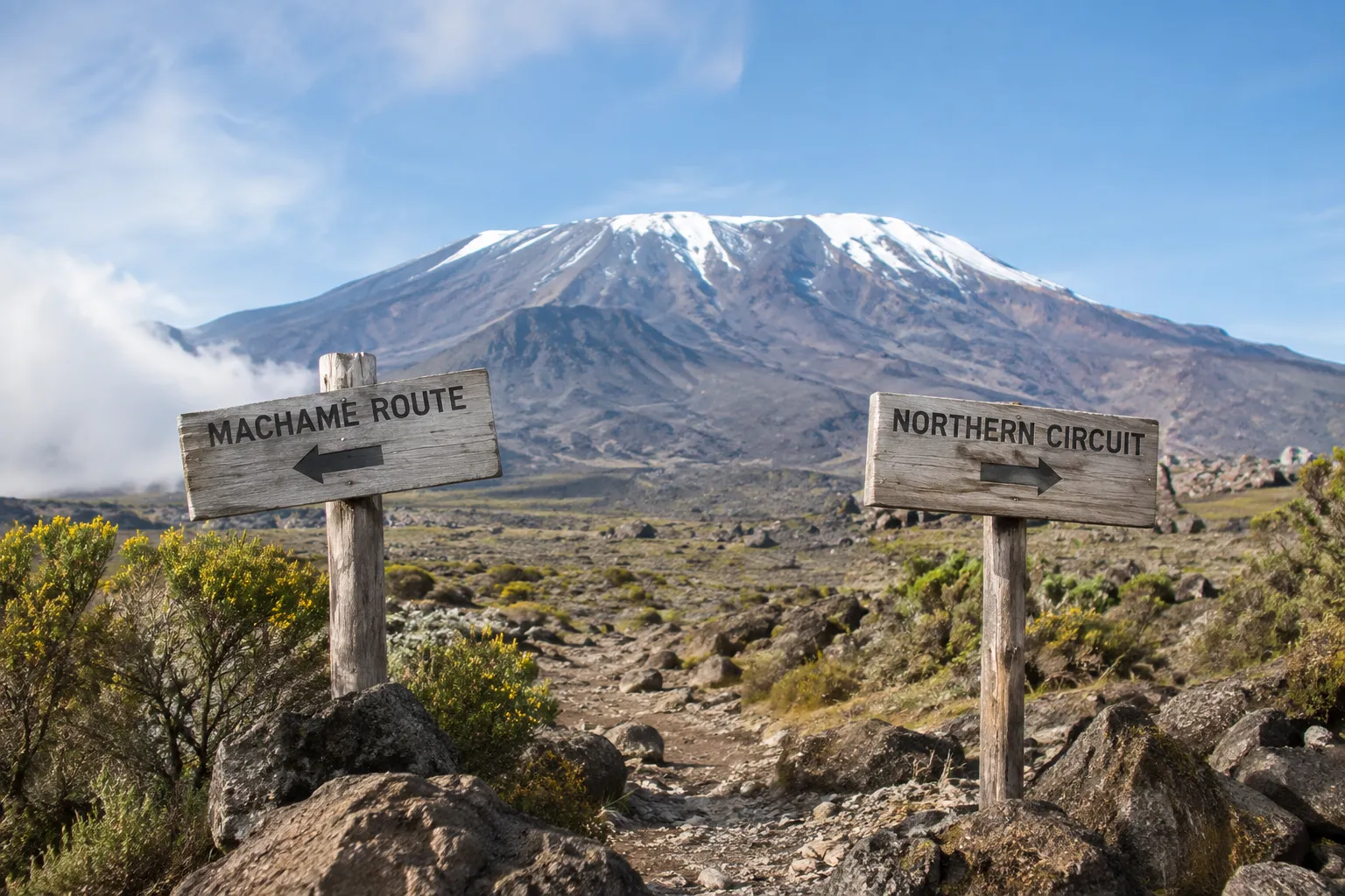 Value and tradeoffs for kilimanjaro climb trip