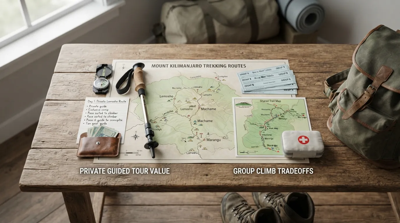 Value and tradeoffs for private guided tours