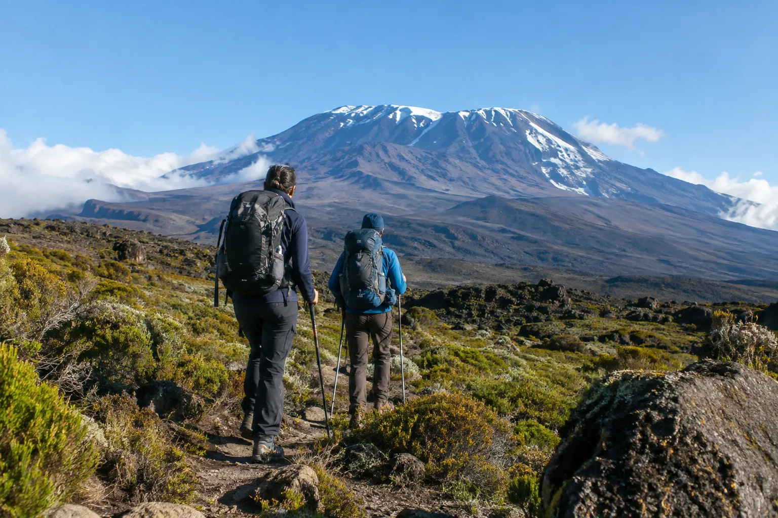 How do you choose the right approach? for mt kilimanjaro