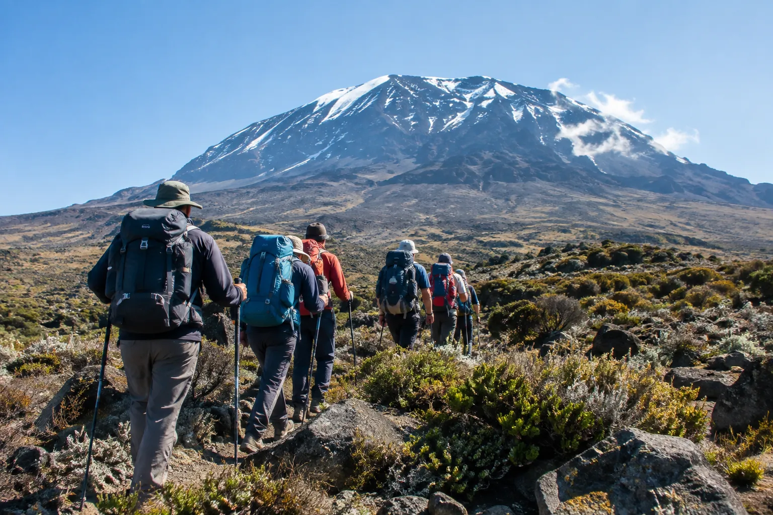 Choose a route and itinerary built for acclimatization for kilimanjaro mount