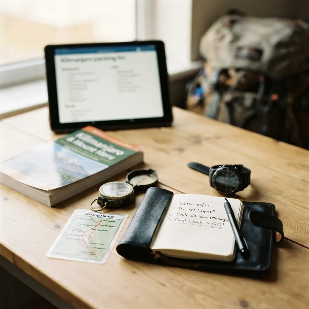 Use a simple final decision rule for adventure travel packages