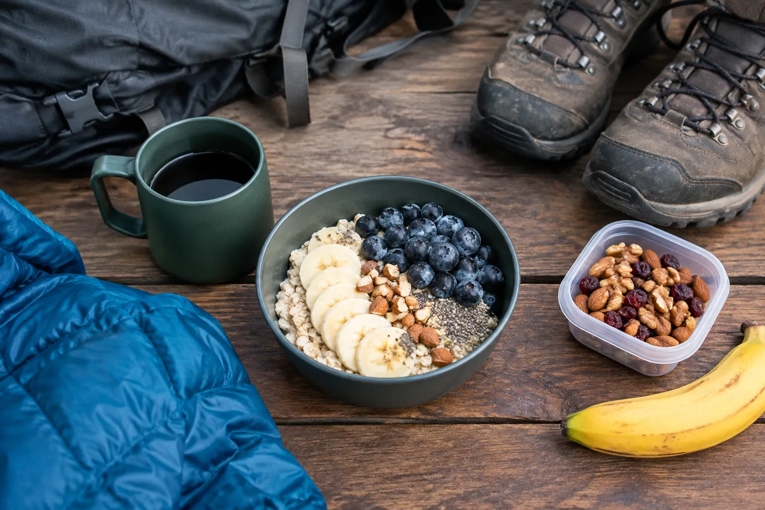Rest and eat before the summit-night start