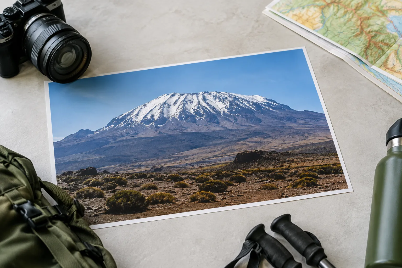 Is Mount Kilimanjaro volcanic or extinct?