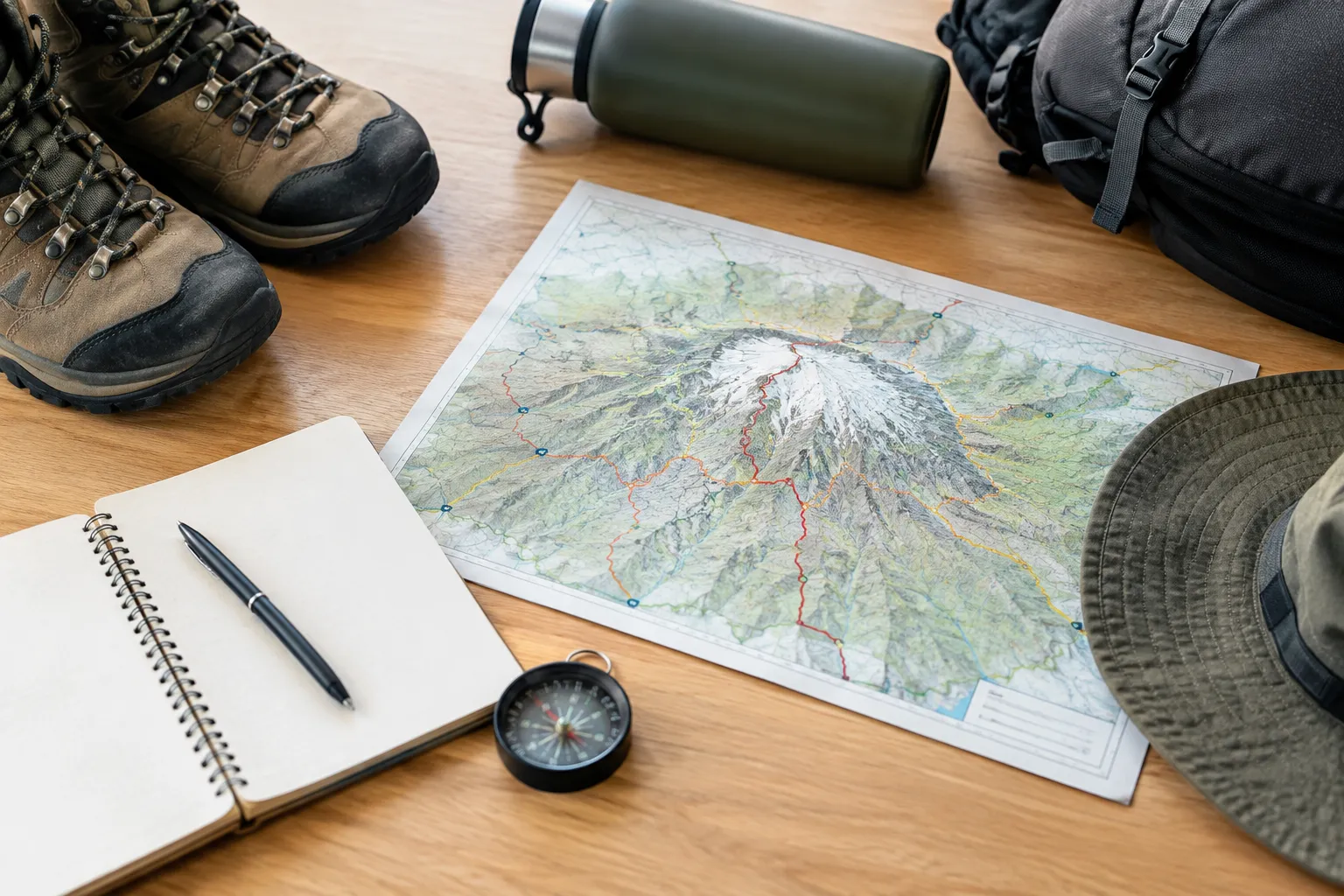 Choose an itinerary that allows gradual ascent