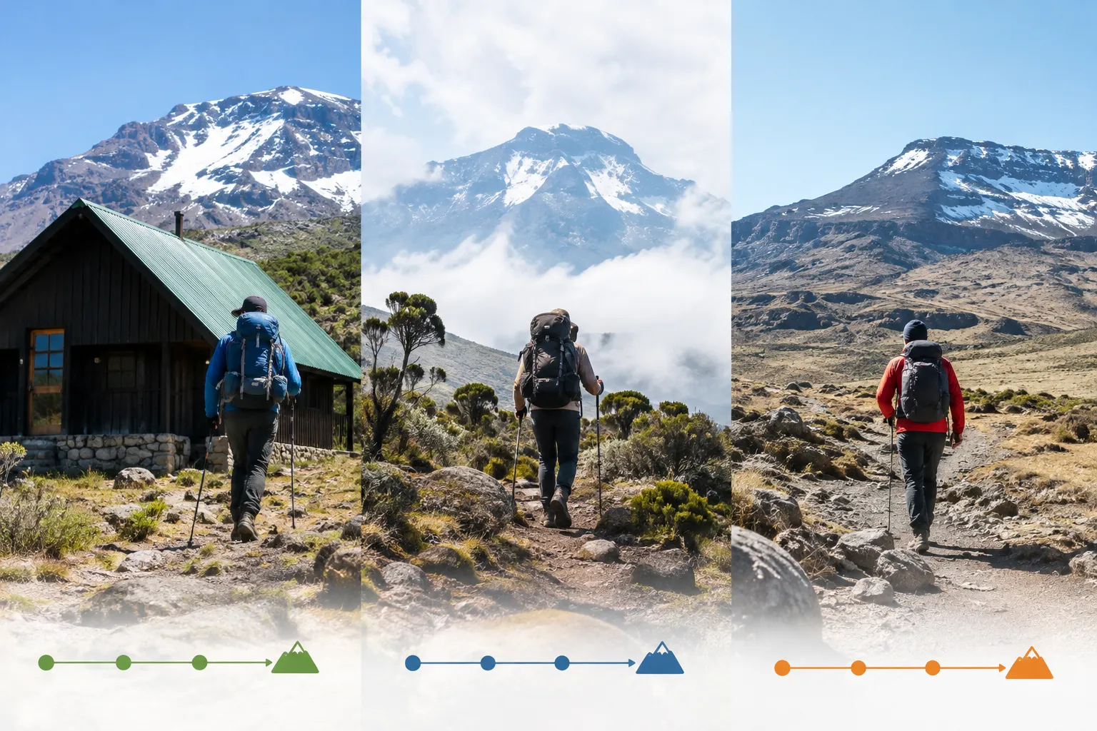 Itinerary length and time to acclimatize