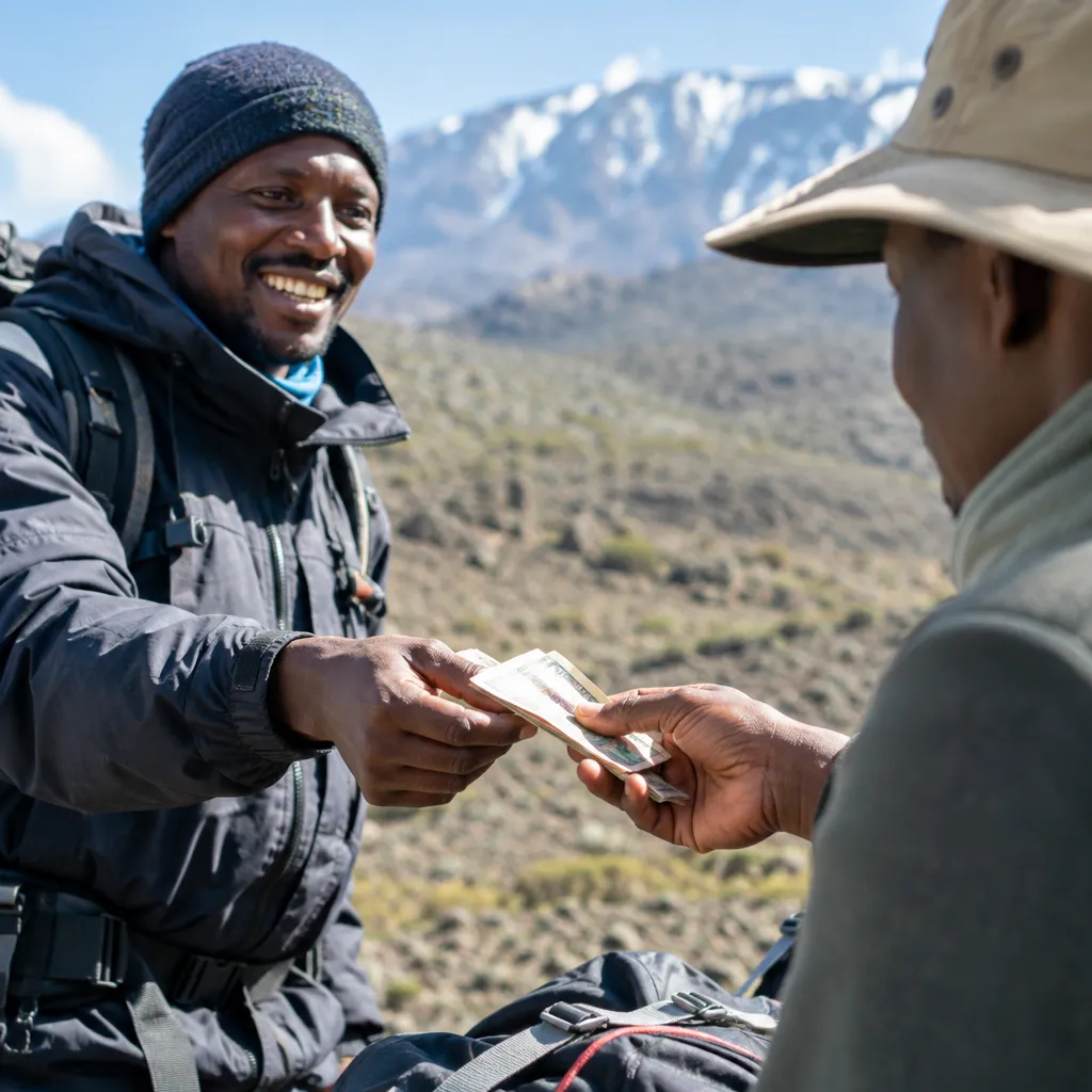Set aside money for crew tips