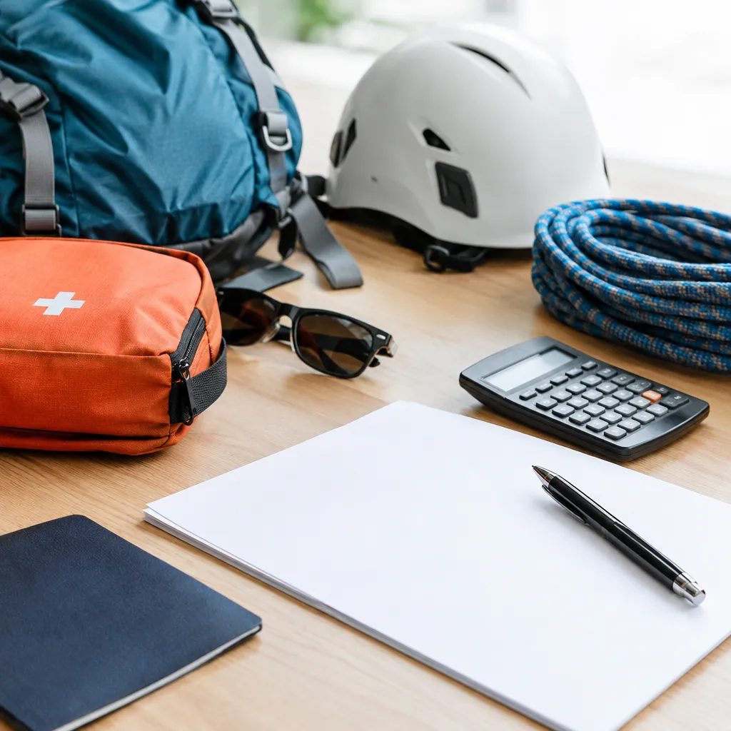 Read the insurance terms and itemize the full climb quote